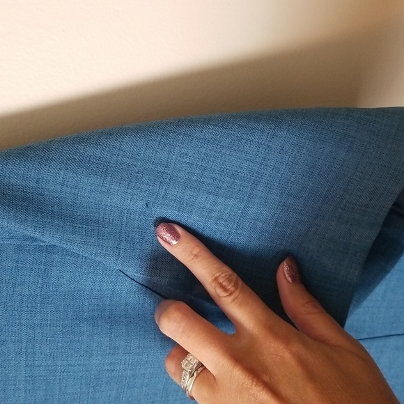 Alex + Alex Blue Short Sleeve Sheath Dress Size Large - Picture 5 of 10